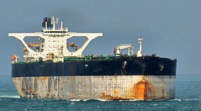 米沿岸警備隊の追跡を受けると、カリブ海から大西洋を越えて欧州まで逃走したロシアのタンカー「ベラ1号」。ロイター・聯合ニュース