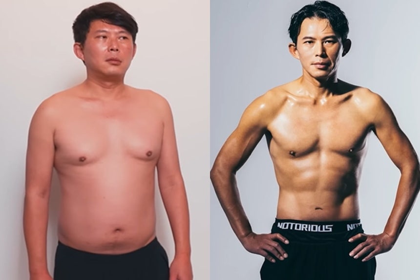   黄国昌主席のダイエット前と後の姿 ［写真 sns］