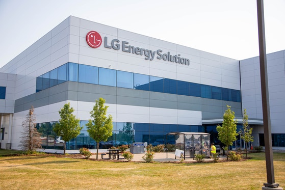 米ミシガン州ホランドにあるLGエナジーソリューション工場の全景。［写真 LGエナジーソリューション］