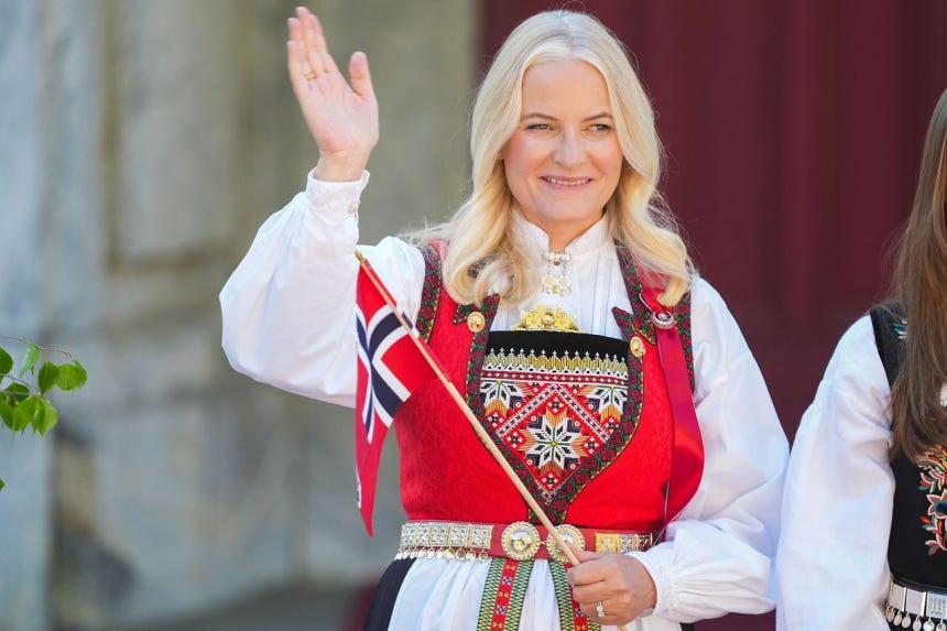 ノルウェーのメッテ＝マリット王太子妃。AP＝聯合ニュース
