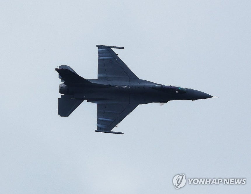 F-16戦闘機。聯合ニュース 