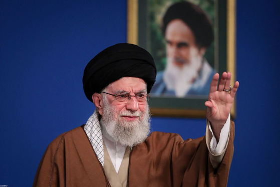 イランの最高指導者ハメネイ師。［写真 AFP＝聯合ニュース］