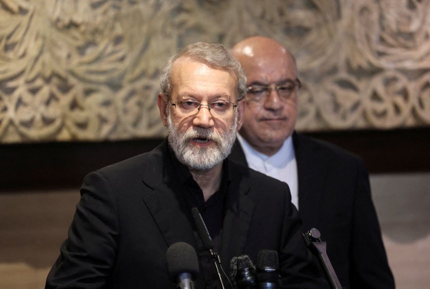 イランのアリ・ラリジャニ国家安全保障会議事務総長。ロイター＝聯合ニュース 
