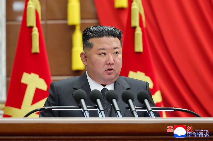 金正恩（キム・ジョンウン）北朝鮮国務委員長。［朝鮮中央通信、聯合ニュース］