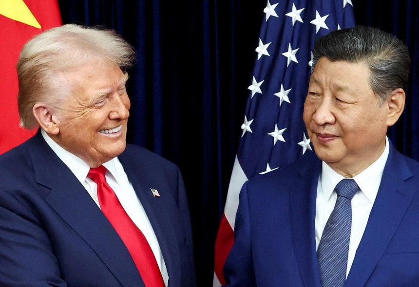 トランプ米大統領（左）と中国の習近平国家主席 ［ロイター＝聯合ニュース］
