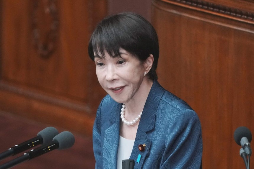 高市早苗首相が先月26日、国会に出席して発言している。AFP＝聯合ニュース
