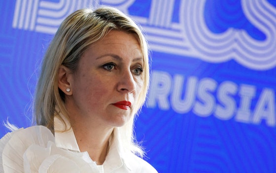 ロシア外務省のマリア・ザハロワ報道官。ロイター＝聯合ニュース