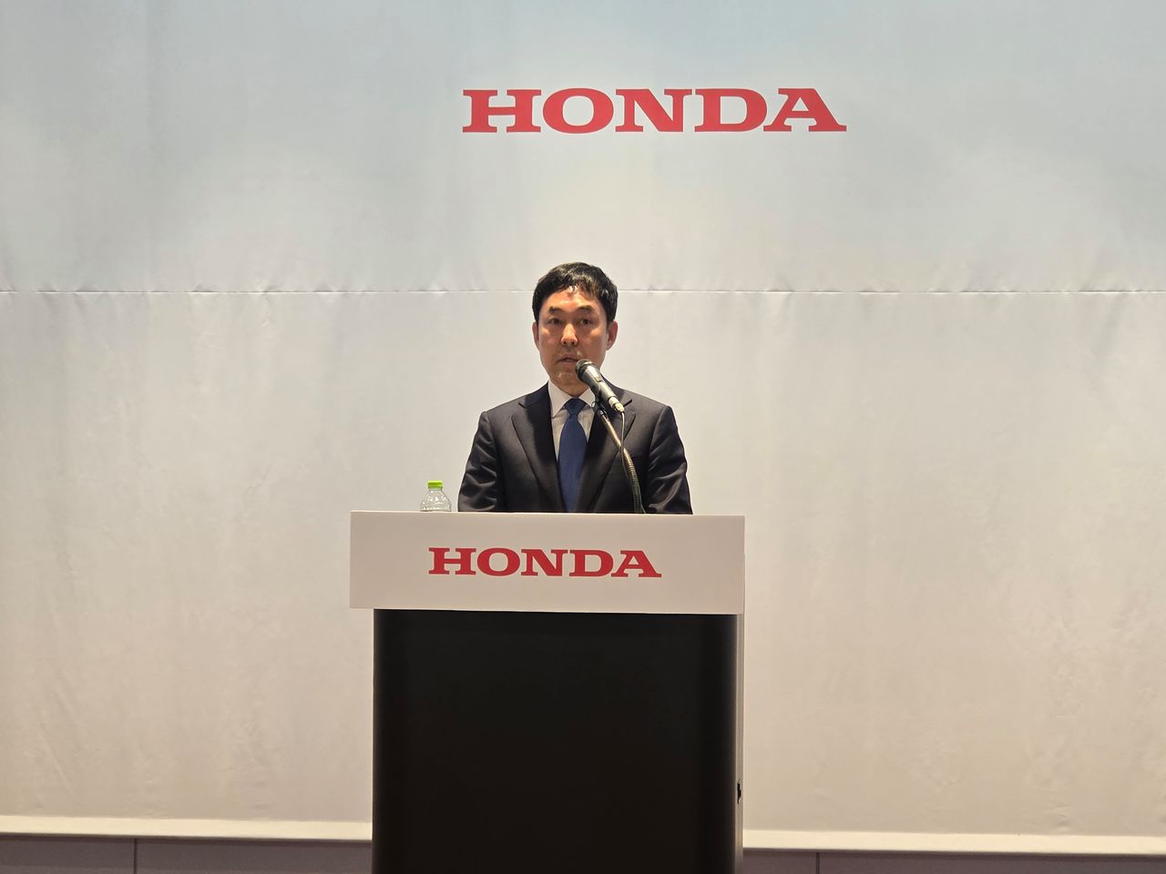 23日、ホンダコリアの李知泓（イ・ジホン）代表取締役が自動車販売事業の終了を発表した。 イ・スジョン記者