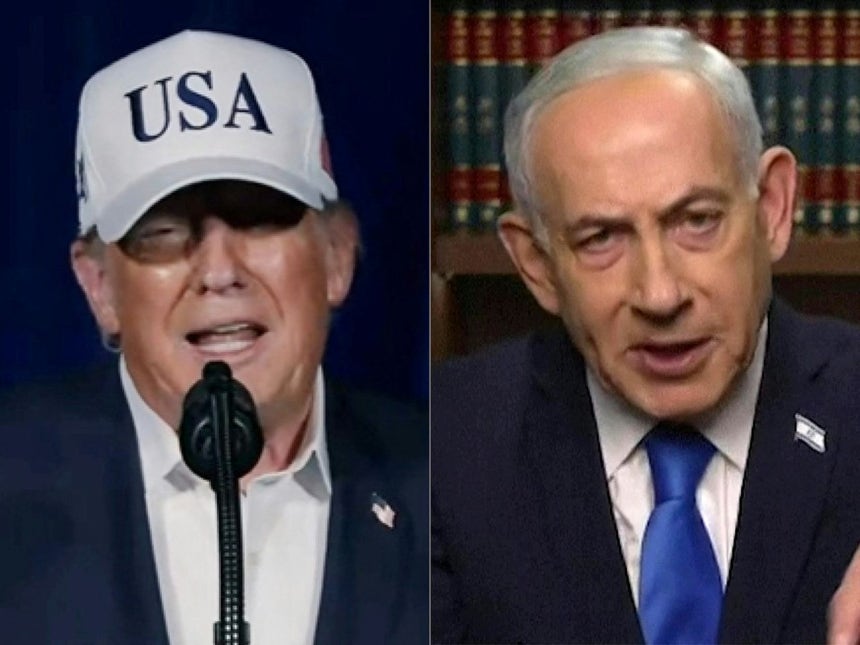 トランプ米大統領とイスラエルのネタニヤフ首相 ［AFP＝聯合ニュース］