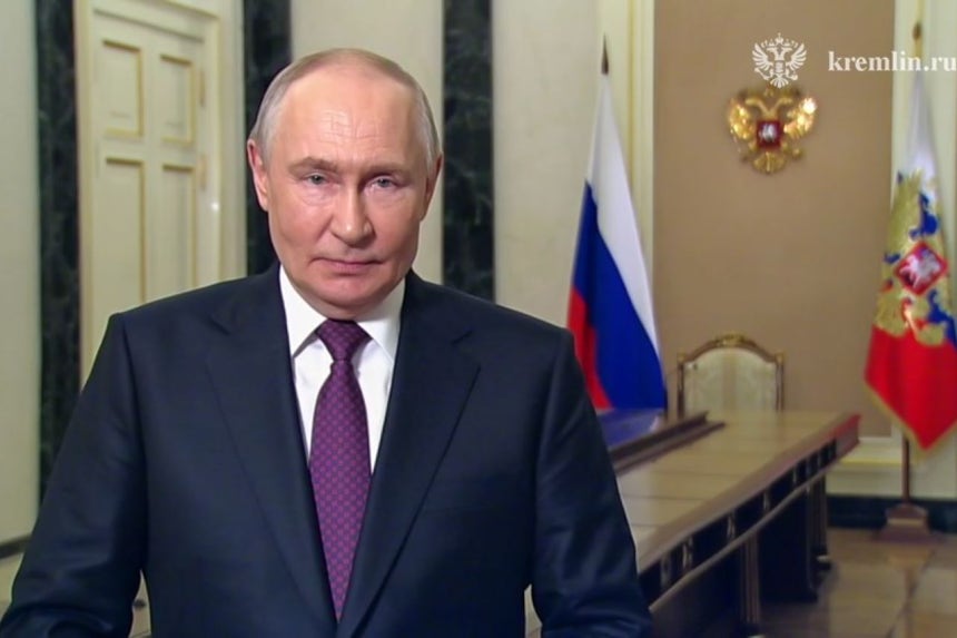 ロシアのウラジーミル・プーチン大統領。［写真 クレムリン（ロシア大統領府）］