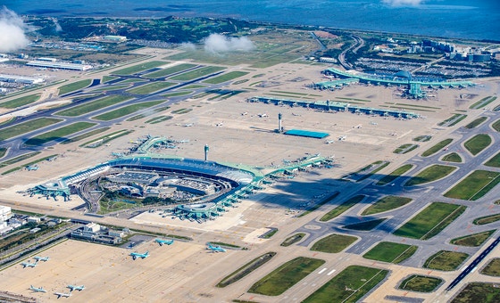 監査院の仁川国際空港公社に対する定期監査で、空港施設の一部で耐震性能水準を満たしていないことがわかった。写真は仁川国際空港第1・第2ターミナル全景。［写真 ニュース1］