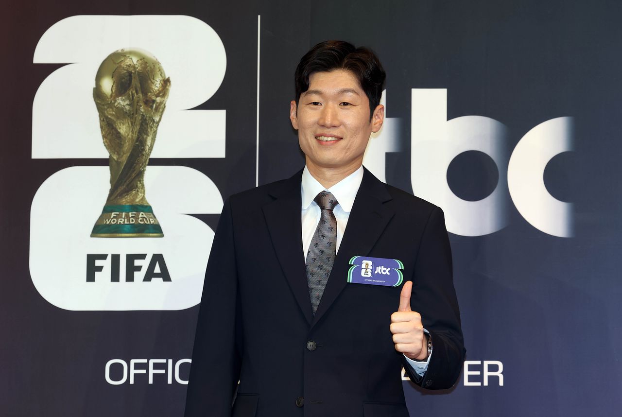 北中米ワールドカップ（W杯）JTBC解説委員を務める朴智星（パク・チソン）氏。カン・ジョンヒョン記者