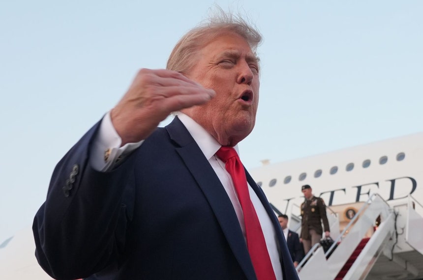  トランプ米大統領。［写真 AP＝聯合ニュース］