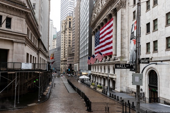 米国最大の金融の中心地、ウォール街の様子。［写真　ロイター＝聯合ニュース］