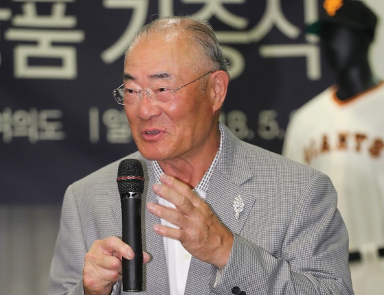 在日韓国人の日本野球界元老、張勲（チャン・フン、張本勲）氏［聯合ニュース］