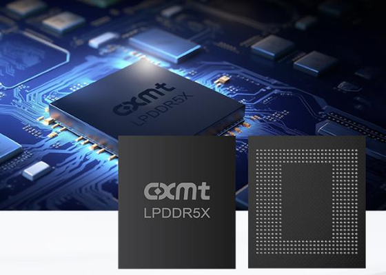 中国の半導体企業CXMTが生産したDDR5とLPDDR5X基盤のDRAM製品。［写真 CXMT］