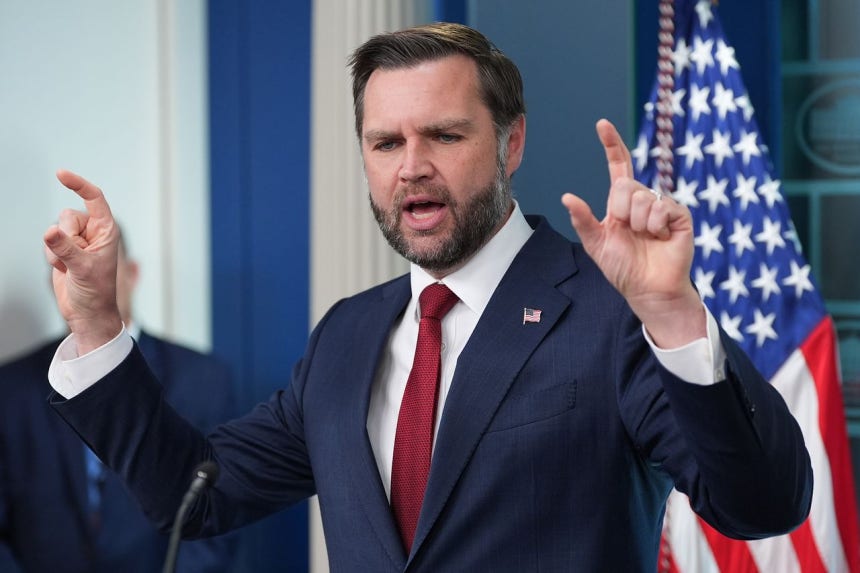 J・D・バンス米副大統領。［AP＝聯合ニュース］