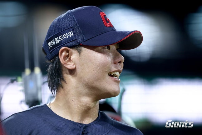 韓国ロッテの飯村将太 ［写真 ロッテ・ジャイアンツ］