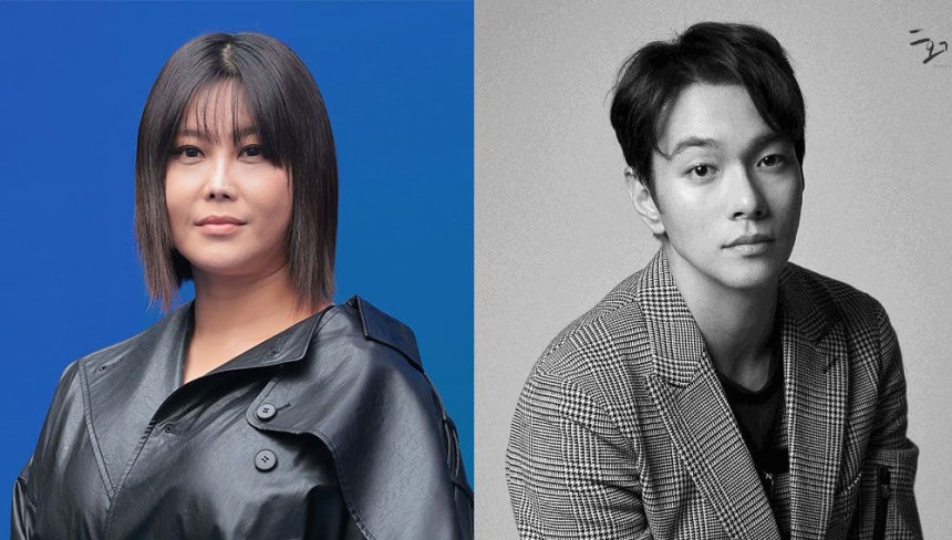 歌手兼画家のソルビ（左）と俳優イ・ギュハン。［ニュース1・ホギロウンカンパニー］