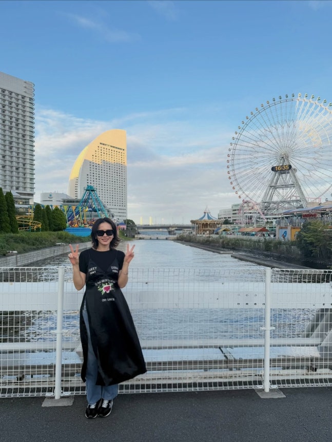 女優ソン・イェジンの横浜旅行の写真。［写真 SNS］
