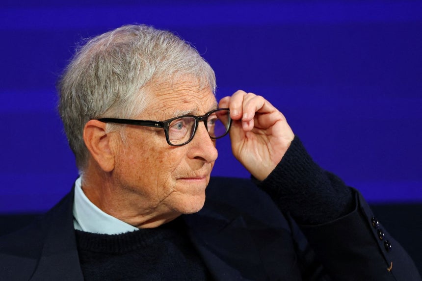  マイクロソフト創業者のビル・ゲイツ氏。［写真 ロイター＝聯合ニュース］