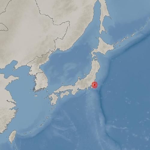 29日午前0時7分（日本時間）、千葉県千葉市の東55キロの地域でマグニチュード（M）5．4の地震が発生した。［写真 韓国気象庁］