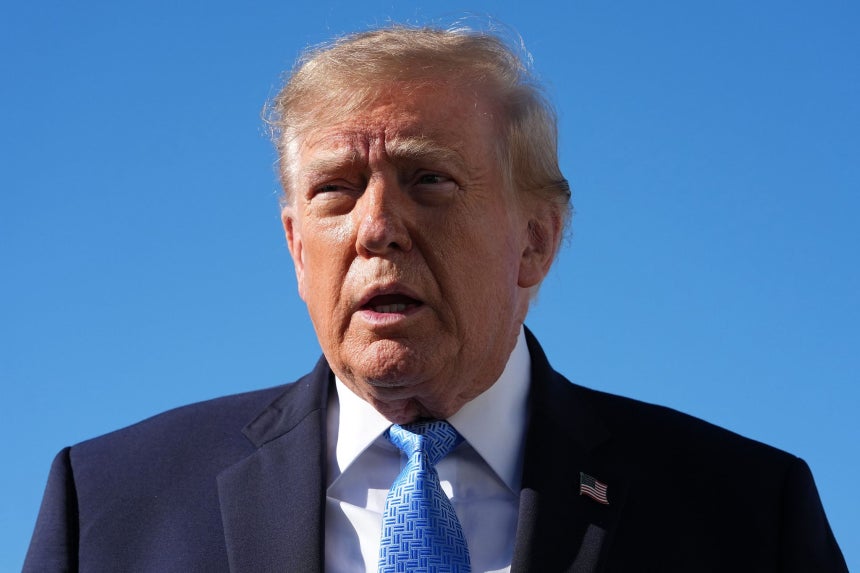 トランプ米大統領。［写真 AP＝聯合ニュース］