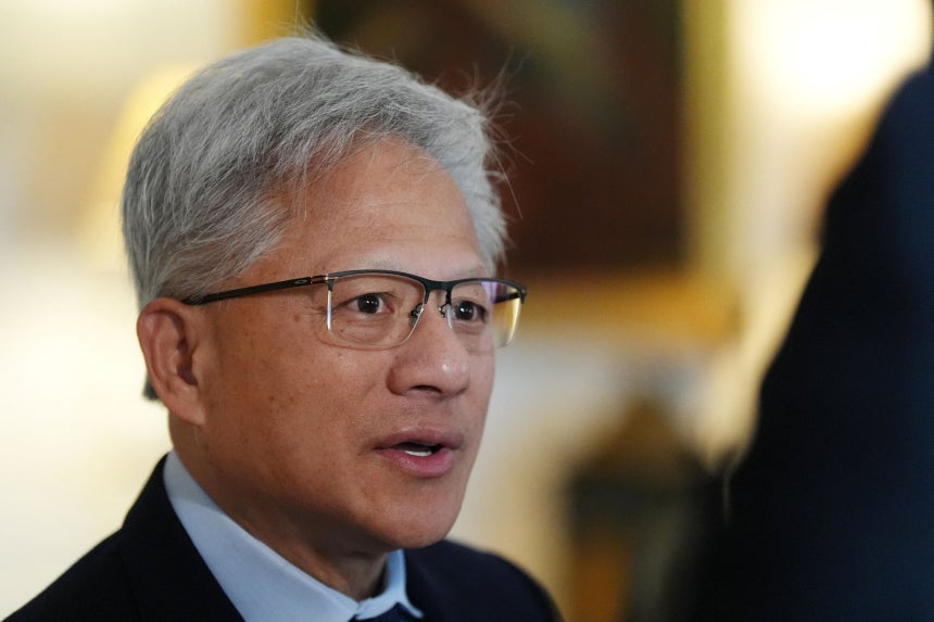 エヌビディアのジェンスン・フアンCEO。［写真 ロイター＝聯合ニュース］