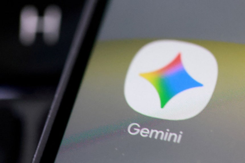 グーグルの人工知能（AI）サービス「ジェミニ（Gemini）」のアプリアイコン。［ロイター＝聯合ニュース］